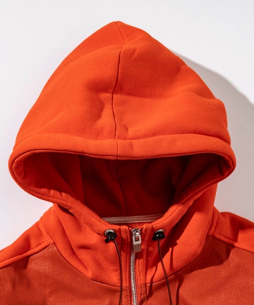 セール】C DIEM(カルペディエム)ストレッチシープレザーフーディー