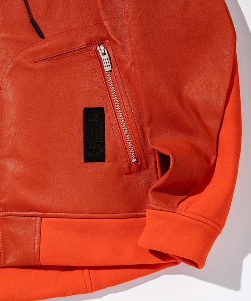 セール】C DIEM(カルペディエム)ストレッチシープレザーフーディー