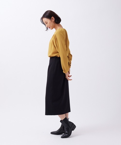 LAUTREAMONT（ロートレアモン）の「スクエアローブーツ（ブーツ・レディース・ブラック/オフホワイト・23.5cm/23.0cm/24.0cm）」の21枚目の写真