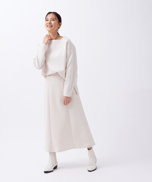 LAUTREAMONT（ロートレアモン）の「スクエアローブーツ（ブーツ・レディース・ブラック/オフホワイト・23.5cm/23.0cm/24.0cm）」の7枚目の写真