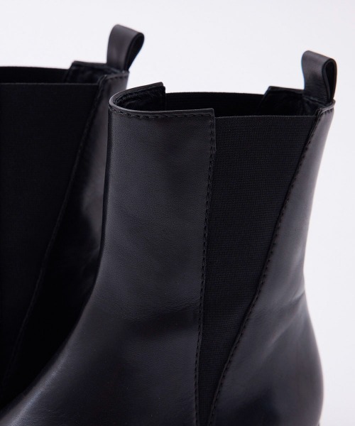 LAUTREAMONT（ロートレアモン）の「スクエアローブーツ（ブーツ・レディース・ブラック/オフホワイト・23.5cm/23.0cm/24.0cm）」の14枚目の写真