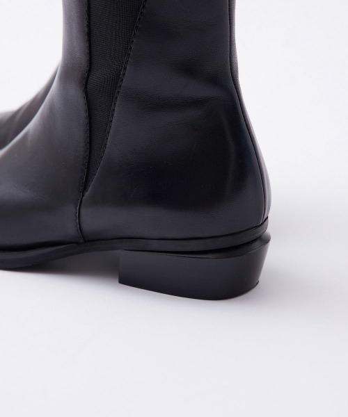 LAUTREAMONT（ロートレアモン）の「スクエアローブーツ（ブーツ・レディース・ブラック/オフホワイト・23.5cm/23.0cm/24.0cm）」の16枚目の写真