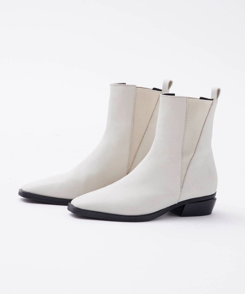 LAUTREAMONT（ロートレアモン）の「スクエアローブーツ（ブーツ・レディース・ブラック/オフホワイト・23.5cm/23.0cm/24.0cm）」の19枚目の写真