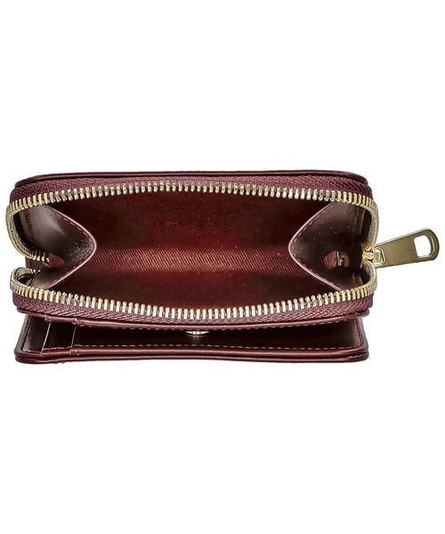 A.P.C.（アーペーセー）の「アーペーセー エマニュエル コンパクト フルジップ　財布 A.P.C. Emmanuelle ROUND FASTNER WALLET（財布・レディース・ブラック/ブラウン/ボルドー・FREE）」の14枚目の写真