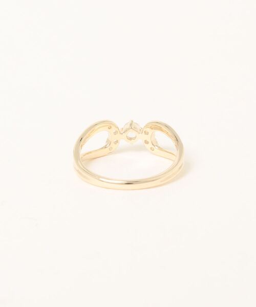 Samantha Tiara(サマンサティアラ)の「トパーズ ピンキーリング(リング・レディース・イエローゴールド・2号/4号)」の2枚目の写真