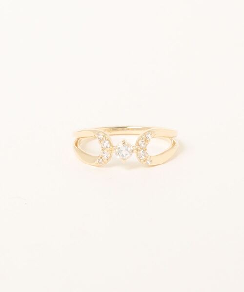 Samantha Tiara(サマンサティアラ)の「トパーズ ピンキーリング(リング・レディース・イエローゴールド・2号/4号)」の4枚目の写真