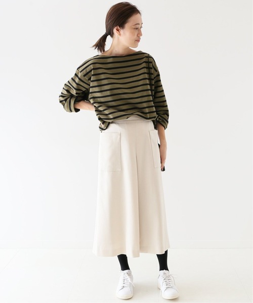 SLOBE IENA(スローブイエナ)の「Super100 ウォッシャブルフラノAラインスカート【手洗い可能】◆(スカート・レディース・ナチュラル/ブラック/グリーン・40/38/36)」の16枚目の写真