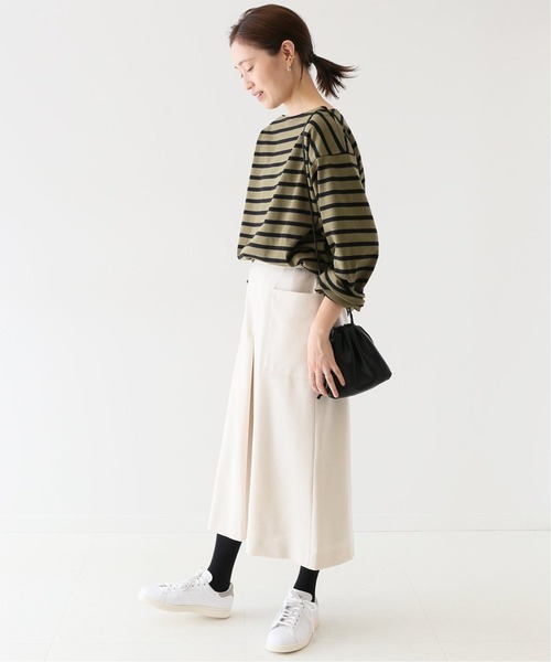 SLOBE IENA(スローブイエナ)の「Super100 ウォッシャブルフラノAラインスカート【手洗い可能】◆(スカート・レディース・ナチュラル/ブラック/グリーン・40/38/36)」の18枚目の写真