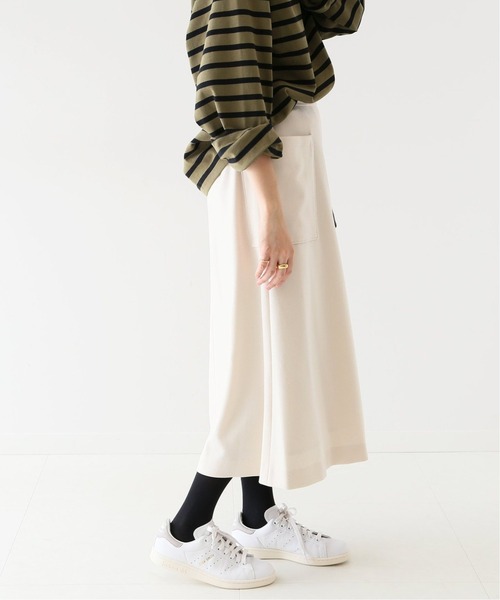 SLOBE IENA(スローブイエナ)の「Super100 ウォッシャブルフラノAラインスカート【手洗い可能】◆(スカート・レディース・ナチュラル/ブラック/グリーン・40/38/36)」の20枚目の写真