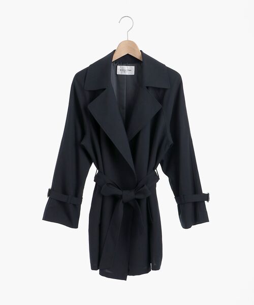 le.coeur blanc（ルクールブラン）の「ニュアンスショートトレンチコート（トレンチコート・レディース・モカ/ネイビー・36/38）」の21枚目の写真