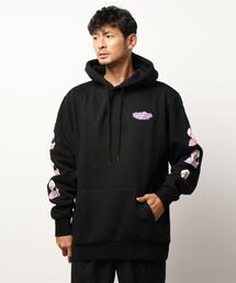 Betty 4.0 Hooded Pullover/BROTHER MERLE(ブラザーマール)袖プリントプルオーバーパーカー
