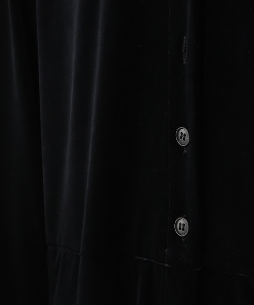 A part by（アパートバイ）の「【e/rm】ストレッチベロアオールインワン　238303（つなぎ/オールインワン・レディース・グリーン系その他5/ブラック・FREE）」の14枚目の写真