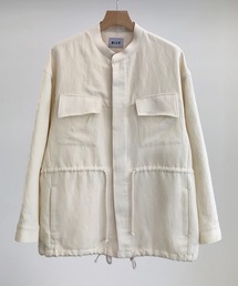 【KIIT】P/Cダブルフェイスミリタリーブルゾン KIIT】P/Cダブルフェイスミリタリーブルゾン