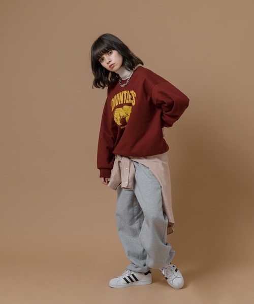 MUHET（ミュエータ）の「スウェットパンツ（スウェットパンツ・レディース・ライトグレー/ブラック・SMALL/MEDIUM/LARGE）」の6枚目の写真