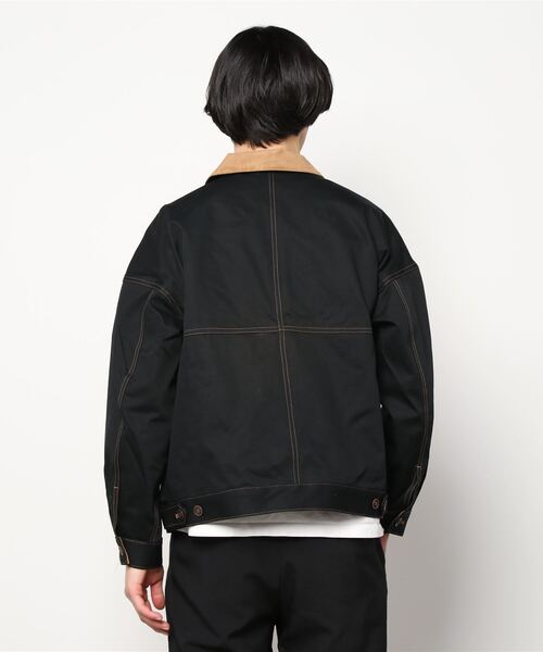 NineMicrophones（ナインマイクロフォンズ）の「COVERALL SHIRT（ブルゾン・メンズ・アイボリー/ブラック・MEDIUM/LARGE/X-LARGE）」の14枚目の写真