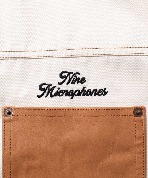 NineMicrophones（ナインマイクロフォンズ）の「COVERALL SHIRT（ブルゾン・メンズ・アイボリー/ブラック・MEDIUM/LARGE/X-LARGE）」の6枚目の写真