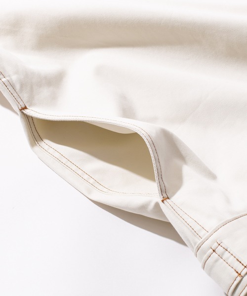 NineMicrophones（ナインマイクロフォンズ）の「COVERALL SHIRT（ブルゾン・メンズ・アイボリー/ブラック・MEDIUM/LARGE/X-LARGE）」の7枚目の写真