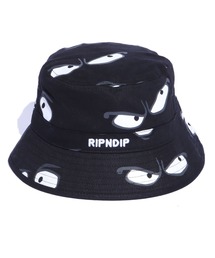 RIPNDIP/リップンディップ All Eyez Embroidered Logo Bucket Hat バケットハット プリント ストリート