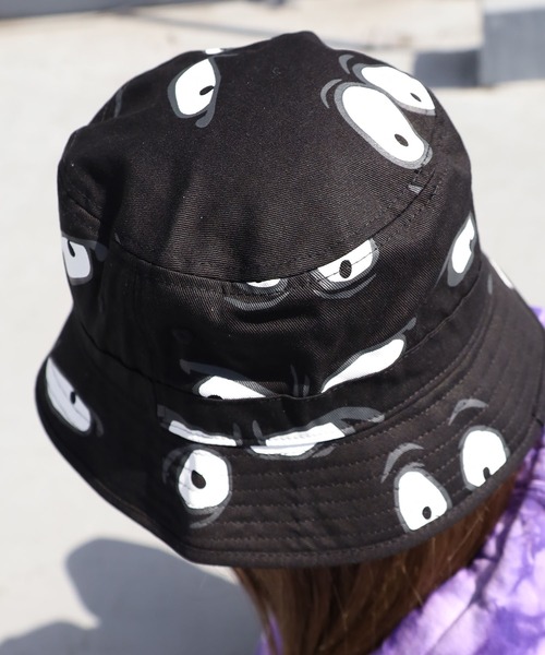 RIPNDIP（リップンディップ）の「RIPNDIP/リップンディップ All Eyez Embroidered Logo Bucket Hat バケットハット プリント ストリート（ハット・メンズ・ブラック・ONE SIZE）」の5枚目の写真