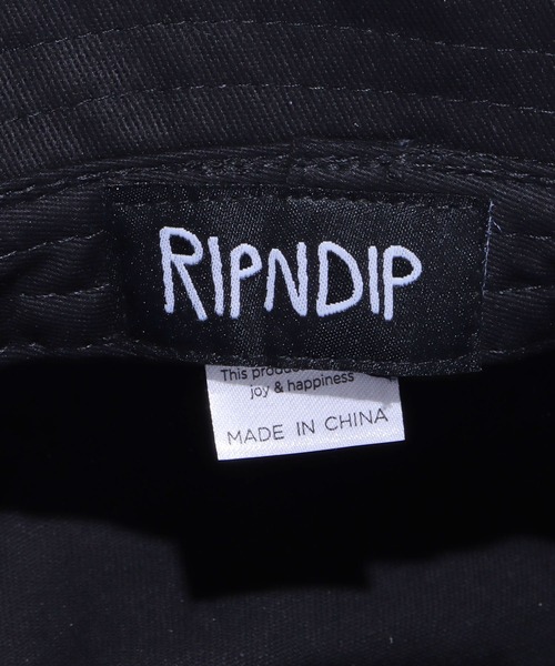 RIPNDIP（リップンディップ）の「RIPNDIP/リップンディップ All Eyez Embroidered Logo Bucket Hat バケットハット プリント ストリート（ハット・メンズ・ブラック・ONE SIZE）」の11枚目の写真