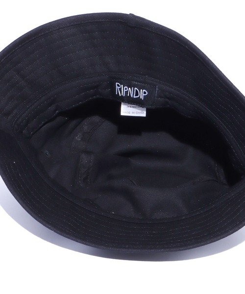 RIPNDIP（リップンディップ）の「RIPNDIP/リップンディップ All Eyez Embroidered Logo Bucket Hat バケットハット プリント ストリート（ハット・メンズ・ブラック・ONE SIZE）」の9枚目の写真
