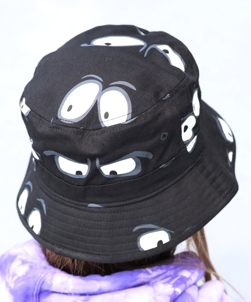 RIPNDIP（リップンディップ）の「RIPNDIP/リップンディップ All Eyez Embroidered Logo Bucket Hat バケットハット プリント ストリート（ハット・メンズ・ブラック・ONE SIZE）」の12枚目の写真