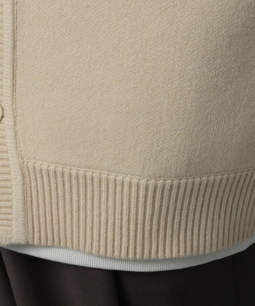 HARE（ハレ）の「2WAYニットカーディガン(HARE)（ニット/セーター・メンズ・ブラック/オフホワイト/ライトベージュ・SMALL/MEDIUM）」の15枚目の写真