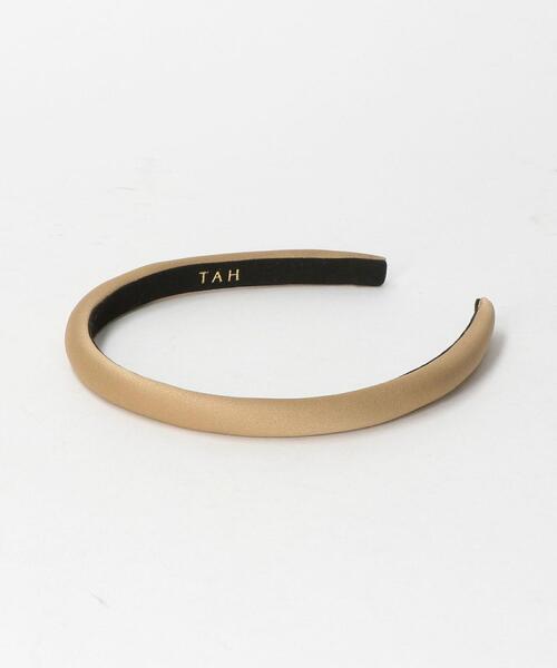 ucalypt(ユーカリプト)の「<ucalypt×TAH>ナロー カチューシャ(カチューシャ・レディース・ブラック/ベージュ・FREE)」の1枚目の写真