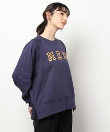 Samansa Mos2 | 裏起毛プリントアソートスウェットトレーナー(スウェット)