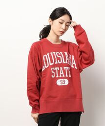 Samansa Mos2 | 裏起毛プリントアソートスウェットトレーナー(スウェット)