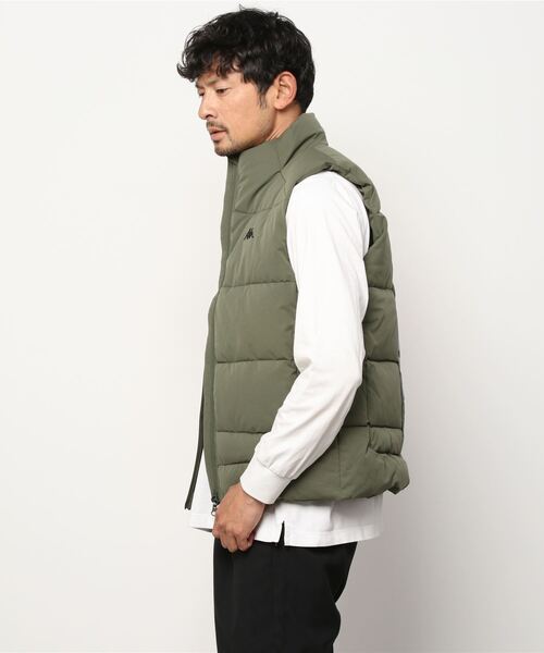 Kappa(カッパ)の「Kappa(カッパ)GOLF 【MENS】パデットベスト(ベスト・メンズ・オリーブ/ダークネイビー/ホワイト・L/XL/M)」の5枚目の写真