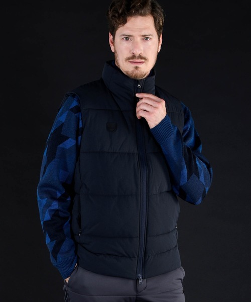 Kappa(カッパ)の「Kappa(カッパ)GOLF 【MENS】パデットベスト(ベスト・メンズ・オリーブ/ダークネイビー/ホワイト・L/XL/M)」の3枚目の写真