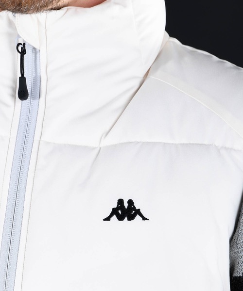 Kappa(カッパ)の「Kappa(カッパ)GOLF 【MENS】パデットベスト(ベスト・メンズ・オリーブ/ダークネイビー/ホワイト・L/XL/M)」の6枚目の写真