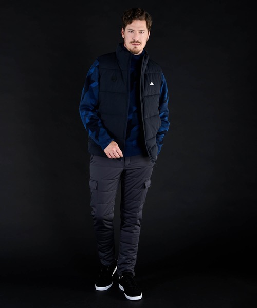 Kappa(カッパ)の「Kappa(カッパ)GOLF 【MENS】パデットベスト(ベスト・メンズ・オリーブ/ダークネイビー/ホワイト・L/XL/M)」の9枚目の写真