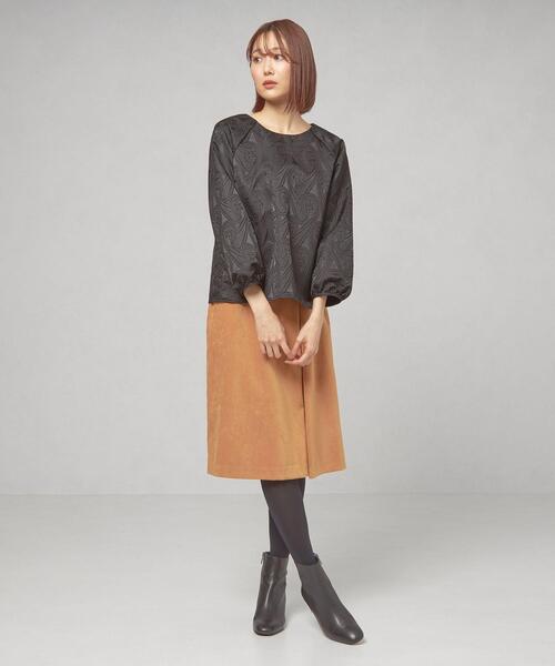 THE STATION STORE(ザ ステーション ストア)の「<closet story(クローゼットストーリー)>ジャカード ラグラン プルオーバー ブラウス(シャツ/ブラウス・レディース・ブラック/ロイヤルブルー・FREE)」の18枚目の写真