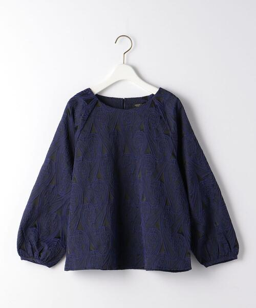 THE STATION STORE(ザ ステーション ストア)の「<closet story(クローゼットストーリー)>ジャカード ラグラン プルオーバー ブラウス(シャツ/ブラウス・レディース・ブラック/ロイヤルブルー・FREE)」の12枚目の写真