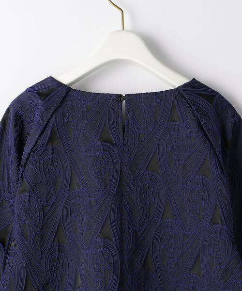 THE STATION STORE(ザ ステーション ストア)の「<closet story(クローゼットストーリー)>ジャカード ラグラン プルオーバー ブラウス(シャツ/ブラウス・レディース・ブラック/ロイヤルブルー・FREE)」の17枚目の写真