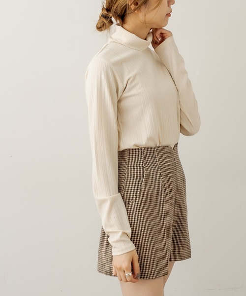 OLIVE des OLIVE（オリーブデオリーブ）の「美脚ショートパンツ（その他パンツ・レディース・ブラック/ベージュ/オフホワイト・FREE）」の17枚目の写真