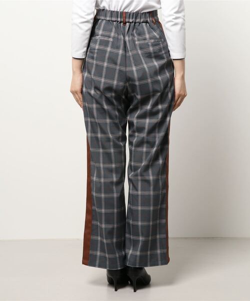 SHEL'TTER ORIGINAL（シェルターオリジナル）の「サイドラインチェックパンツ（その他パンツ・レディース・グレー系その他2/ネイビー系・SMALL/MEDIUM）」の3枚目の写真