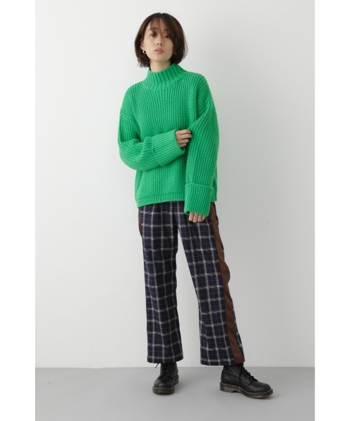 SHEL'TTER ORIGINAL（シェルターオリジナル）の「サイドラインチェックパンツ（その他パンツ・レディース・グレー系その他2/ネイビー系・SMALL/MEDIUM）」の2枚目の写真