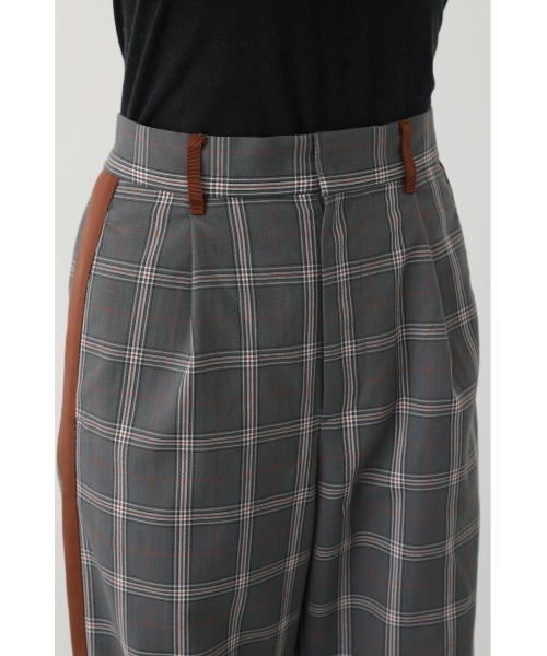 SHEL'TTER ORIGINAL（シェルターオリジナル）の「サイドラインチェックパンツ（その他パンツ・レディース・グレー系その他2/ネイビー系・SMALL/MEDIUM）」の8枚目の写真