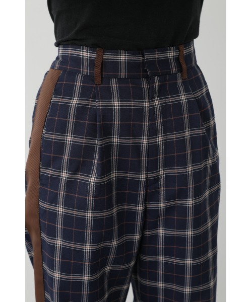 SHEL'TTER ORIGINAL（シェルターオリジナル）の「サイドラインチェックパンツ（その他パンツ・レディース・グレー系その他2/ネイビー系・SMALL/MEDIUM）」の14枚目の写真