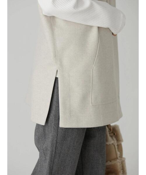 AMERICAN HOLIC(アメリカンホリック)の「Vネックポケット付きベスト(ベスト・レディース・ベージュ・M/L)」の22枚目の写真