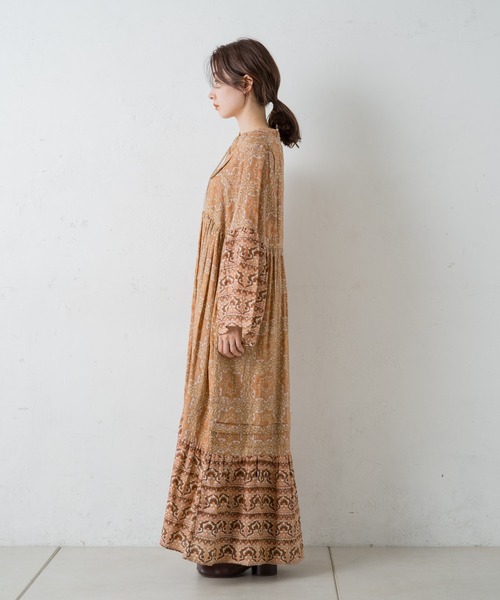 Kastane（カスタネ）の「ボヘラティアードワンピース（ワンピース