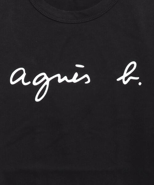 agnes b.(アニエスベー)の「キッズ ロゴ コットン 半袖 Tシャツ(Tシャツ/カットソー・キッズ・ブラック・4YEAR/6YEAR/10YEAR/12YEAR/8YEAR)」の3枚目の写真