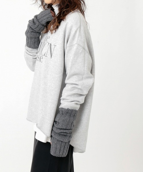 Deuxieme Classe Cashmere アームウォーマー　ブラック Deuxieme Classe（ドゥーズィエムクラス）の「Cashmere アーム