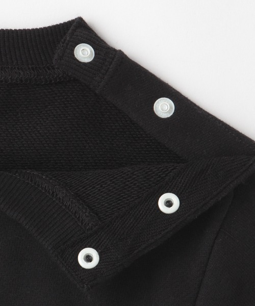 petit main（プティマイン）の「【リンク】裾シャツショート丈トレーナー（スウェット・キッズ・ピンク/ベージュ/ブラック・80ｃｍ/90cm/100cm/110cm/120cm/130cm）」の12枚目の写真