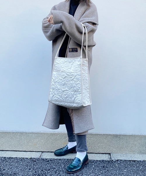 CONTROL FREAK / CTFK（コントロールフリーク）の「CONTROL FREAK(コントロールフリーク)ペイズリーキルトトート（トートバッグ・レディース・ブラック/シルバー/ブルー/アイボリー/ベージュ/グレー・FREE）」の19枚目の写真