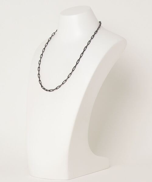 Paul Smith COLLECTION（ポールスミスコレクション）の「【オンラインショップ限定】ブラックチェーン ネックレス / 124509 EC210（ネックレス・メンズ・ブラック・FREE）」の5枚目の写真
