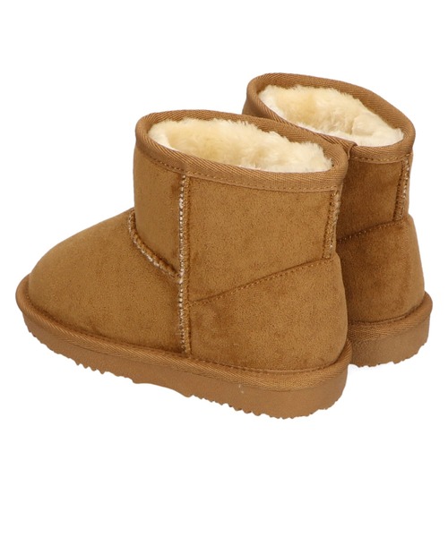 ORiental TRaffic（オリエンタルトラフィック）の「切替ムートンブーツ K-133（ブーツ・キッズ・ピンク/キャメル/ブラック/グレー・15.0cm/17.0cm/19.0cm/16.0cm/18.0cm/20.0cm）」の8枚目の写真